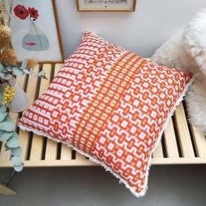 Handwoven cushion cover